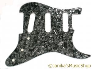 BLACK PEARL STRAT PICKGUARD 3PLY